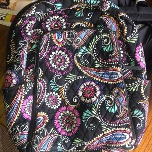 Vera Bradley Bookbag w/ computer holder. BrandNew